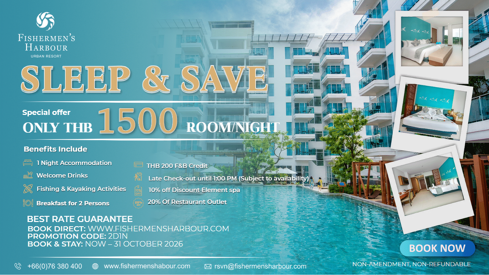 2 Days 1 Nights: Stay  & Save